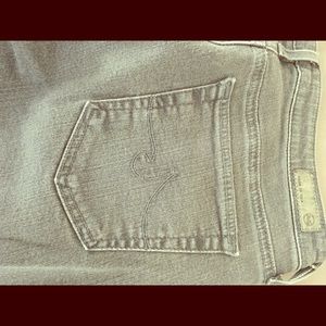 AG Grey Ankle Cut Jeans